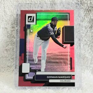 5/$20 Mint 2022 Donruss German Marquez Red Holo MLB Card 190!!